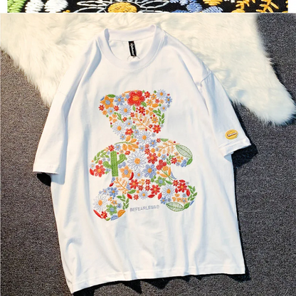 Sakura Bear Cotton Tee